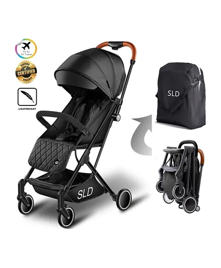Teknum SLD Travel Lite Stroller With Carry Bag - Black