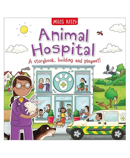 Animal Hospital: A Storybook, Building and Playmat - English