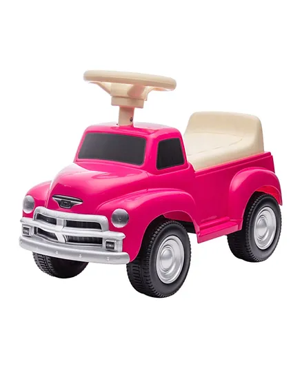 Stylish and Classic Manual Push Ride On Car - Pink