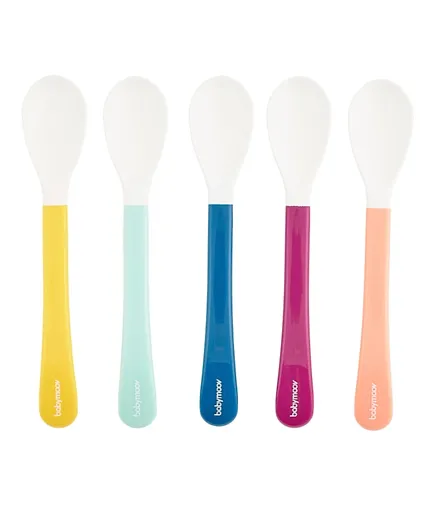 Babymoov Feeding Spoons Set of 5 - Multicolour