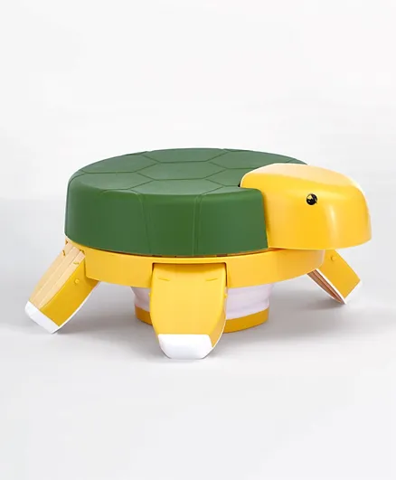 Turtle Potty Seat with Lid - Yellow
