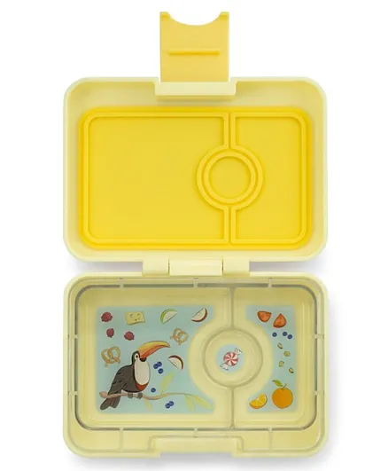Yumbox Sunburst Mini Snack 3 Compartment Lunchbox - Yellow