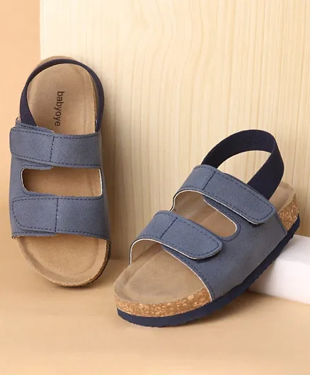 Babyoye Sandals  With Velcro & Backstrap Closure - Blue