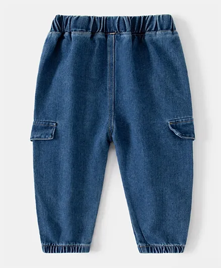 سابس - بنطال جينز مطاطي - أزرق داكن