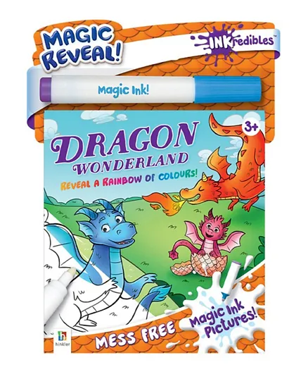 Hinkler Inkredibles Magic Ink Pictures Dragon Wonderland