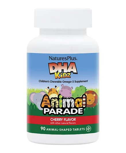 Natures Plus Animal Parade DHA Children's Chewable - 90 Tablets
