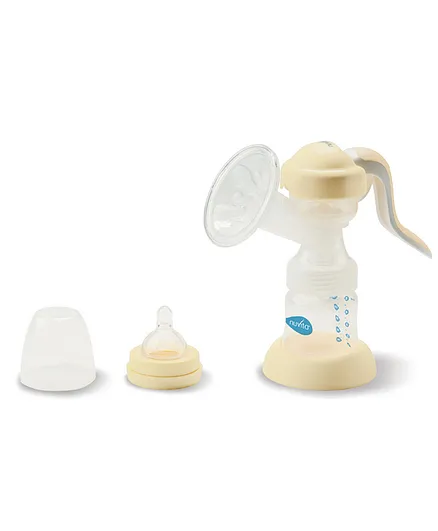 Nuvita 1215 Materno Twist Single Manual Breast Pump - Yellow