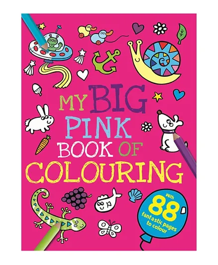 My Big Pink Book of Colouring - English