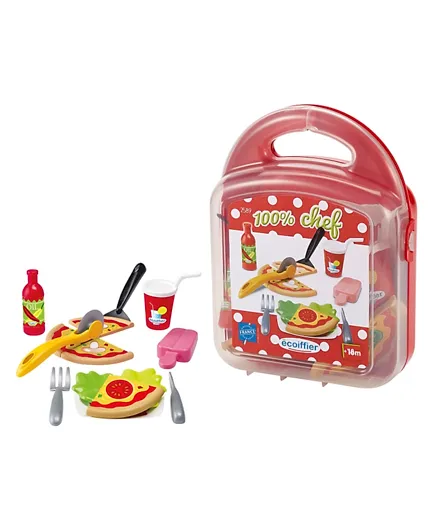 Ecoiffier Chef Pizza Pretend Play Set - Red