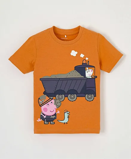 Name It Peppa Pig T-Shirt - Copper Tan