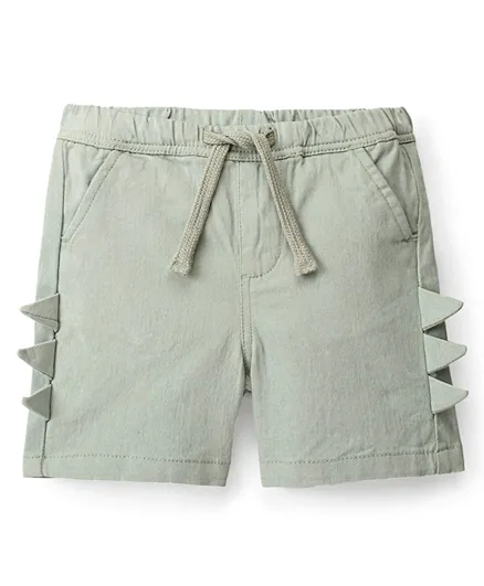 Bonfino Solid Pull-on Shorts - Grey