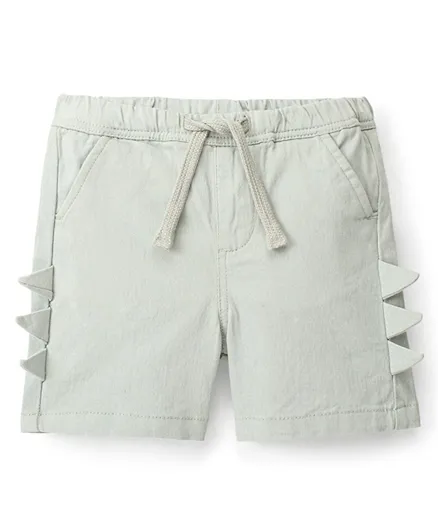 Bonfino Solid Pull-on Shorts - Grey