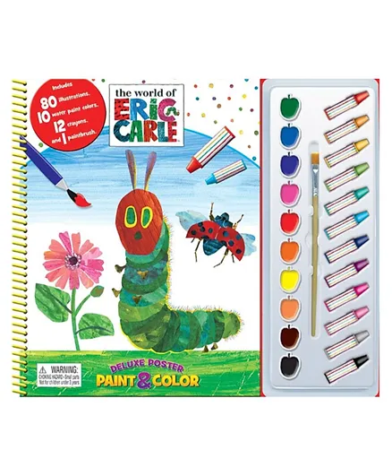 Phidal EC The World of Eric Carle Deluxe Poster Paint and Color - English