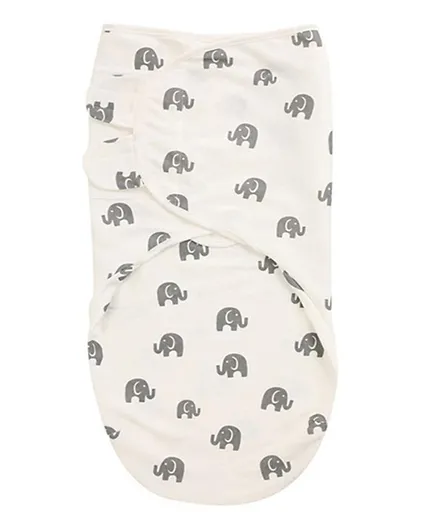 Elephant Baby Wrap Swaddle, 0M+, Soft 56x73 cm, Versatile Blanket & Cover