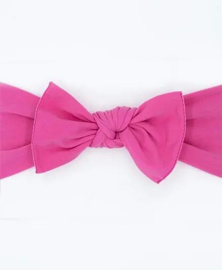 ليتل بو بيب - ربطة شعر بيبا  بفيونكة - وردي