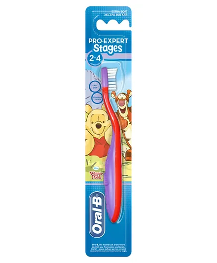 Oral-B Stages 2 Winnie to Pooh Soft Toothbrush - Assorted