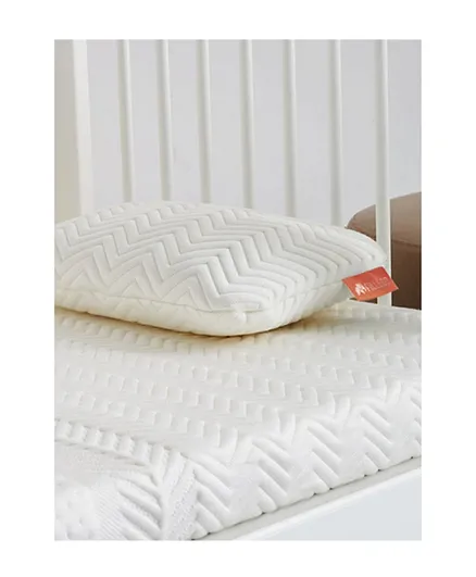Fillego Latex Newborn Cotton Baby Pillow - White