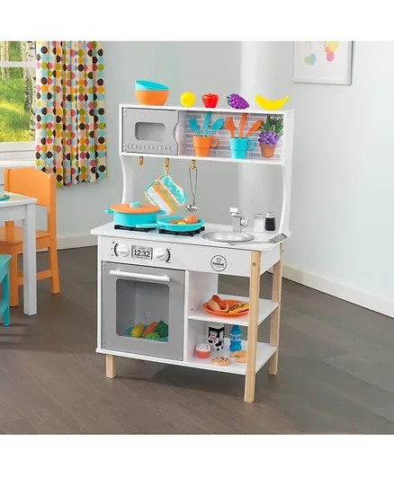 KidKraft All Time Play Kitchen With Accessories - Multicolour