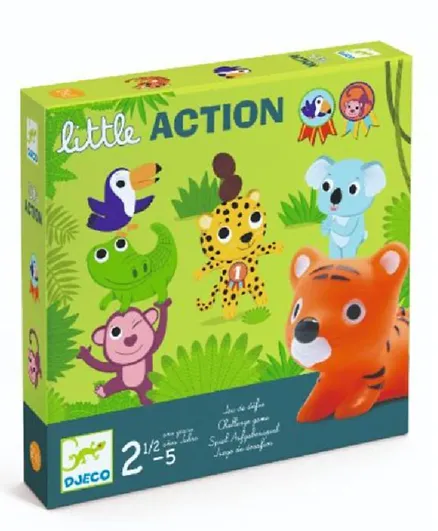 Djeco Little Action Toddler Game - Multicolour