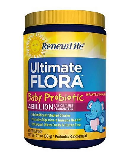 Renew Life Ultimate Flora Baby Probiotic 4 Billion CFU - 60g
