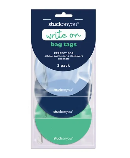 Stuck On You Ocean Bag Tag Multicolor- Pack of 3