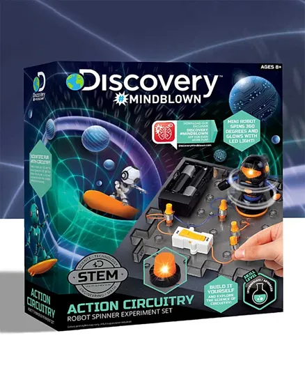 Discovery Mindblown Toy Circuitry Action Experiment Robot Spinner
