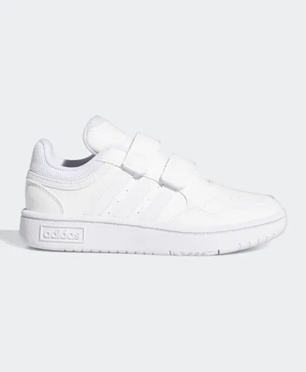 adidas Hoops Lifestyle Basketball Hook-and-Loop Shoes - White