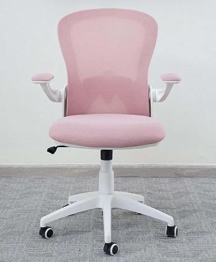 بان هوم - كرسي مكتب افيزا بظهر متوسط - وردي