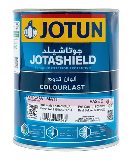 Jotun Jotashield Colourlaast Matt Base C Paint - 0.9L