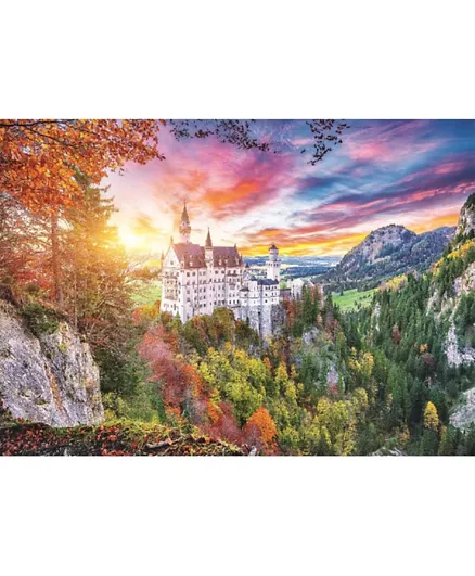 TREFL View of the Neuschwanstein Castle, Germany Puzzle Set - 500 Pieces