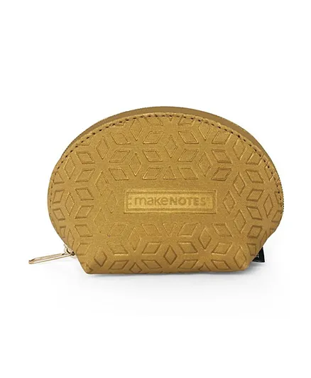 Makenotes Coin Purse Rounded Gold