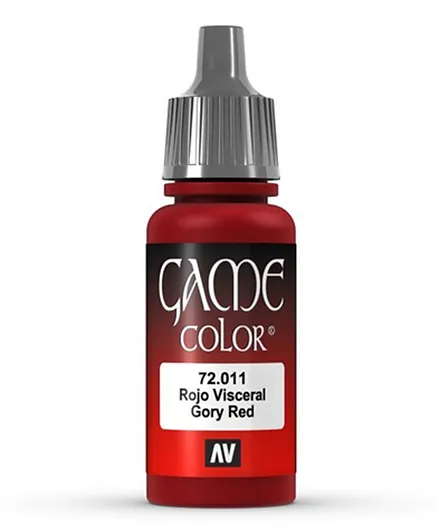 Vallejo Game Color 72.011 Gory Red - 17mL