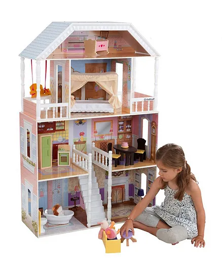 KidKraft Wooden Savannah Dollhouse - 13 Pieces