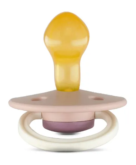 ريبيل مصاصة طبيعية مطاطية دائرية بحجم 2 - لون بنفسجي تورنادو