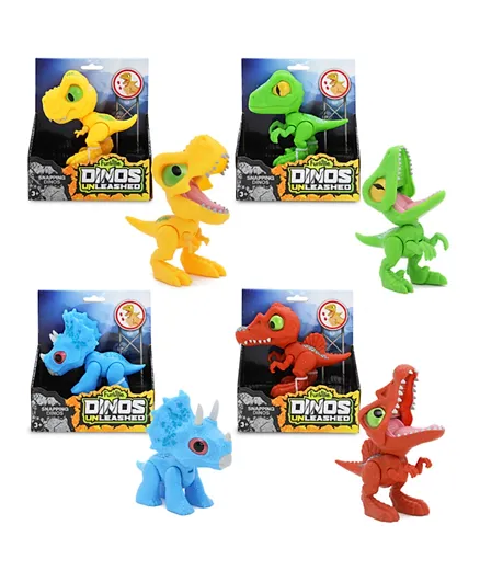 Funville Unleashed Twin Chomping Dinos - Assorted