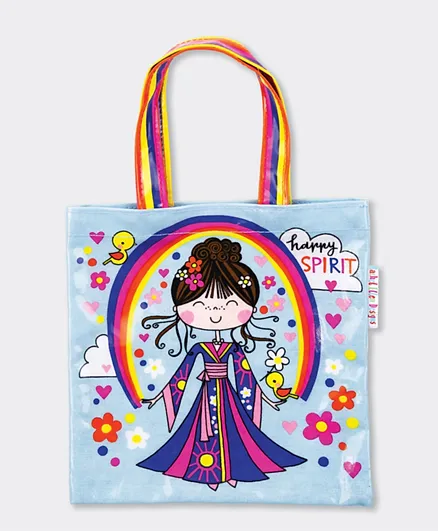 راشيل إلين حقائب توت صغيرة بطابع Happy Spirit - متعدد الألوان