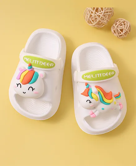 Multi coloured unicorn slippers online