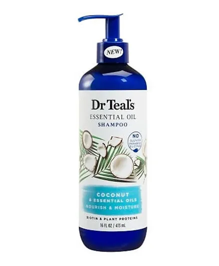 Dr Teals Nourish & Moisture Essential Oil Shampoo Coconut Oil - 473mL