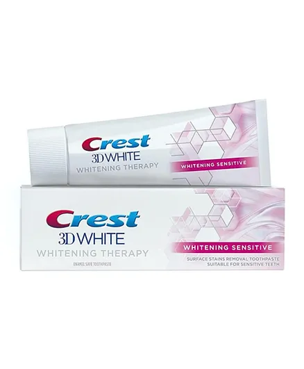 Crest 3D White Therapy Sensitive Toothpaste - 75ml