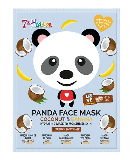 7th Heaven Panda Face Mask