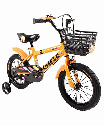 Little Angel Gige Kids Bicycle Orange - 12 Inches