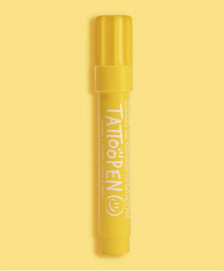 قلم تاتو نيلماتيك للأطفال - أصفر