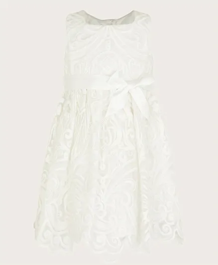 Monsoon Children  Alea Soft Lace Dress - White