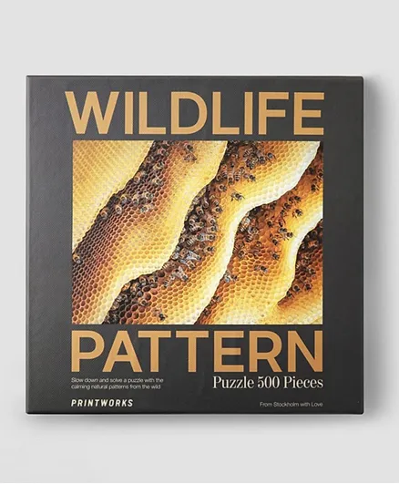 Printworks Jigsaw Puzzle - Bee, Wildlife Pattern - 500 Pieces