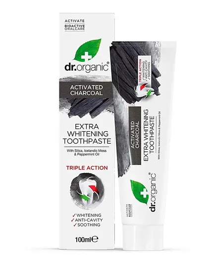 Dr Organic Charcoal Toothpaste - 100ml