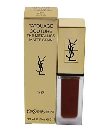 YVES ST. LAURENT Tatouage Couture The Metallics Matte Stain 103 Lipstick - 6mL