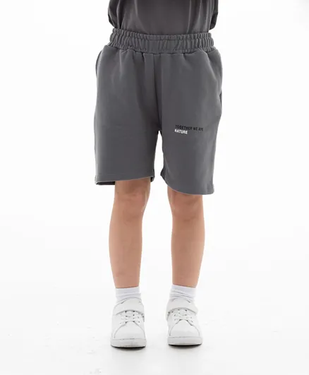 TWAN 4Seasons Kids Organic Oversized Shorts - Grey