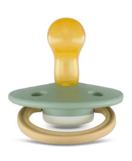 Rebael Fashion Natural Rubber Round Pacifier Size 1 - Cloudy Pearly Lion