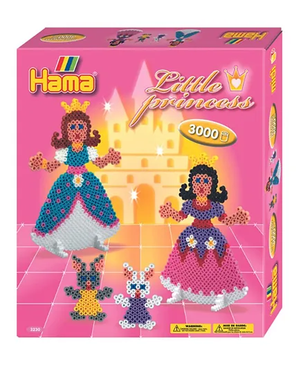 Hama Princess Midi Beads Box - Pack of 3000