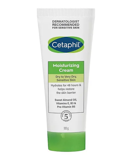 Cetaphil Dry to Very Dry Sensitive Skin Moisturizing Cream - 100g